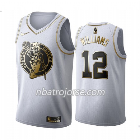 Män Boston Celtics Tröja Grant Williams 12 2019-20 Nike Vit Golden Edition Swingman